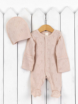 КН147/8-Р(М) Комплект для новорожденных (шампань, узор хлопок)