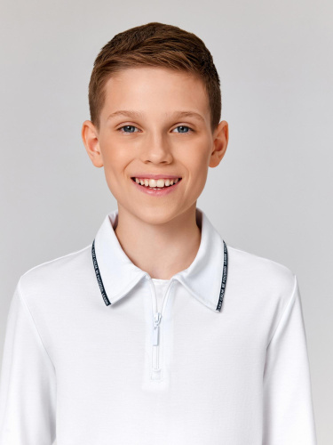 20140830028 Сорочка-поло верхняя для мальчиков Irving белоснежный