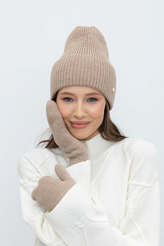 ЕВ 205_24ш_бежевый Шапка