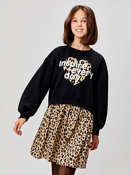 20210200696 Платье детское для девочек Marika3 черный