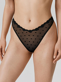 31204122425 Трусы стринг жен Sasha черный
