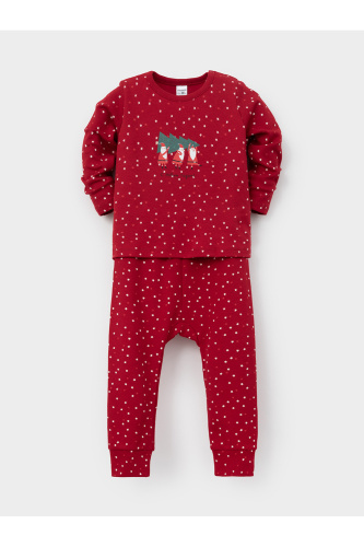 К 1662_красный 0533 Н150 Пижама