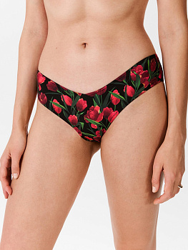 31204730020 Трусы купальные боксер жен. Lefty красный принт