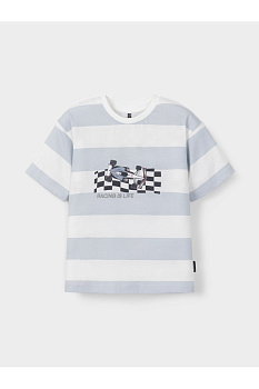 КР 302978-1_молочный, серо-голубой, полоска к688 Фуфайка