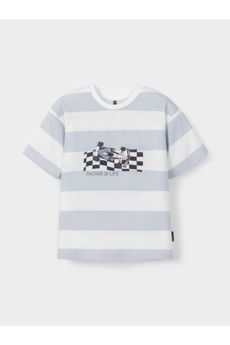 КР 302978-1_молочный, серо-голубой, полоска к688 Фуфайка