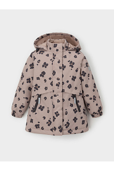 ВК 32190_н_1 УЗГ_бежевый, цветочки пятнышки Куртка