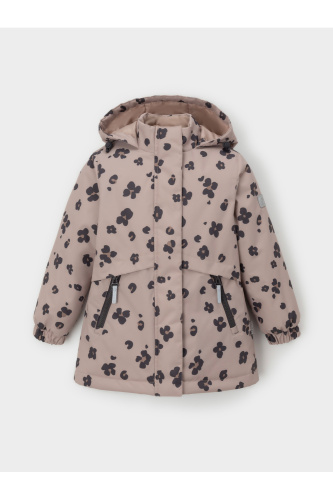 ВК 32190_н_1 УЗГ_бежевый, цветочки пятнышки Куртка