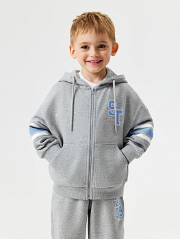 20131000017 Куртка детская для мальчиков Booker_jk темно-серый