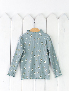 Ф85/1-К(М) Лонгслив (лапша/цветочки на полыни)