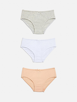 20224120052 Трусы детские для девочек в наборе из 3шт Vanessa цвет в ассортименте