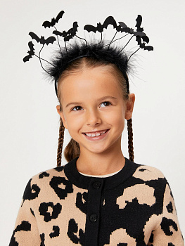 20206310221 Ободок для волос детский Grun черный