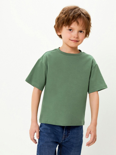 20120510162 Футболка детская для мальчиков Kenoa темно-зеленый