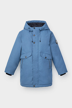 ВК 36097_3 ГР_светлый индиго Пальто