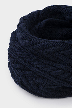 КВ 15007_ш_темно-синий Шарф