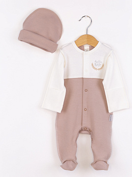 КН170/2-И Комплект для н/рожденных (вышивка/молоко-бежевый)