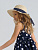 12121913 Шляпа соломенная для девочки