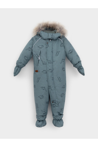 ВК 60116_н_22 Ал_пыльно-бирюзовый, мини дино Комбинезон