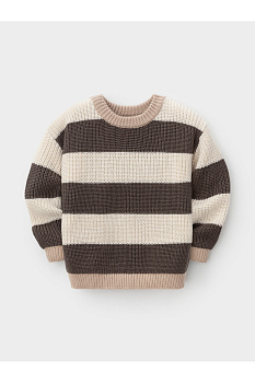 КВ 30174_коричневый, молочный Джемпер
