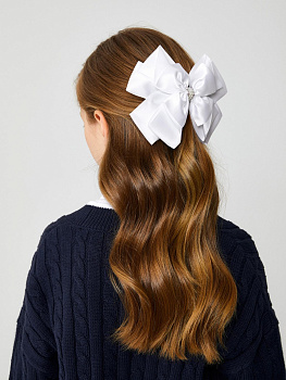 20206320546 Заколка для волос детская Malone белый